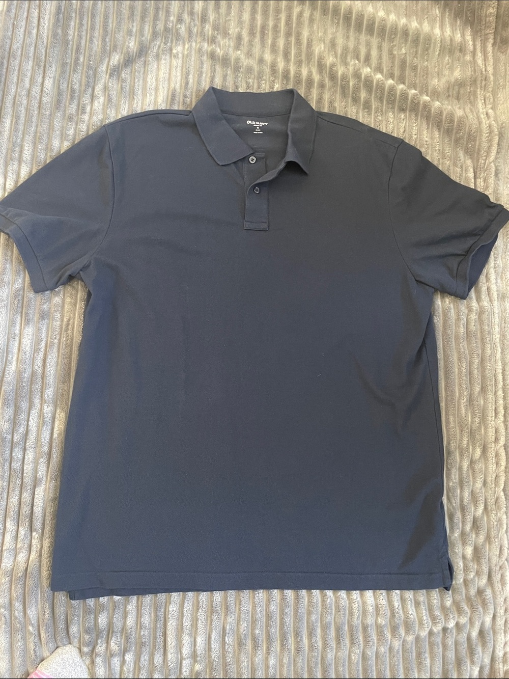 GAP Men's Navy Short-Sleeve Polo
